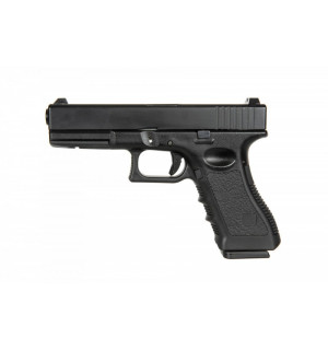 Страйкбольний пістолет D-Boys Glock 17 Gen.3 721 Green Gas Black